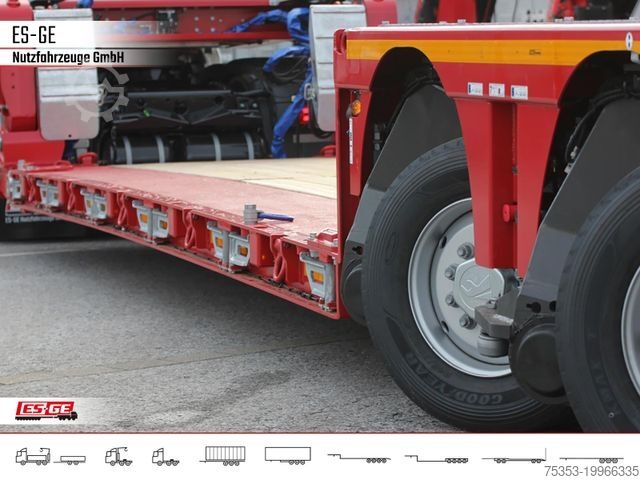 Dieplader oplegger FAYMONVILLE MAX Trailer MAX510 Tiefbett 2x12 t PA