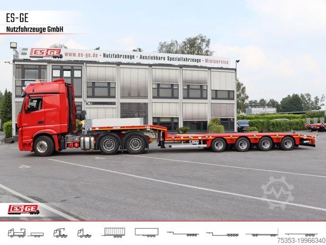 Lavt bygger sættevogn FAYMONVILLE MAX Trailer MAX110 Semi-Tieflader