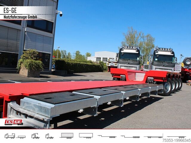 Dieplader oplegger FAYMONVILLE Faymonville MAX 710 Tiefbett 2+4 PA - Baggerbett