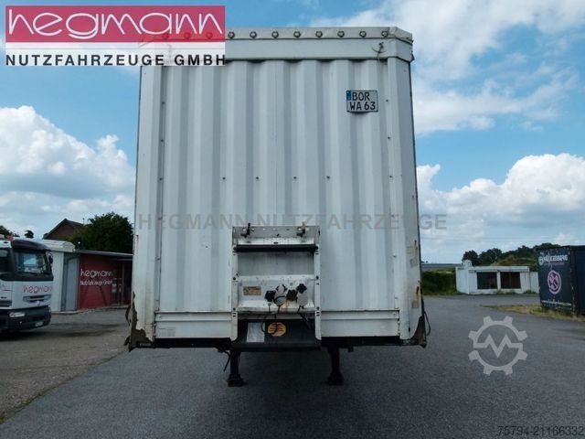 Auflieger mit Pritsche & Plane KRONE SDP 27, Liftachse, Scheibe, Deutsch