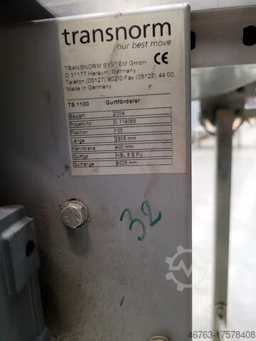 Bandă transportoare Transnorm TS1100
