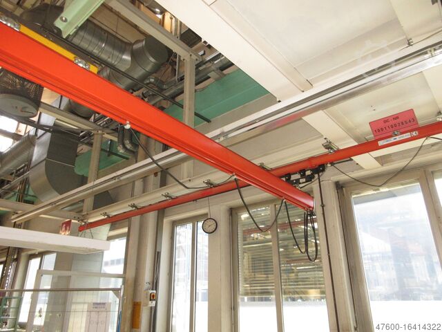 Krantak Kran Kran Inomhuskran Portalkran Demag Kranbahn KBK1 500KG 10x6m Zubehör Demag KBK 1/2 KBK2 500Kg + Kettenzug