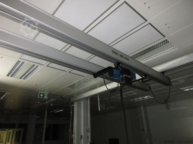 Grúa de techo Grúa de interior Grúa de pista Demag ALU Portalkran 250KG Kettenzug Demag 6x4m 250Kg Zubehör + DCS Kettenzug