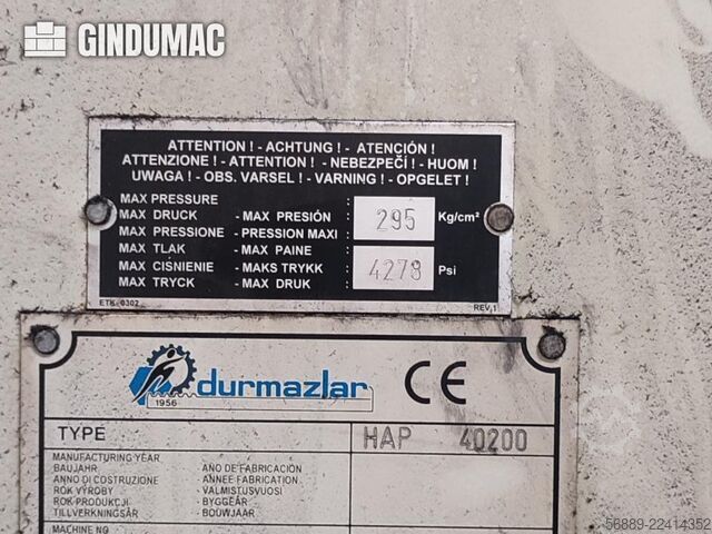 Durma HAP 40200 Durma HAP 40200