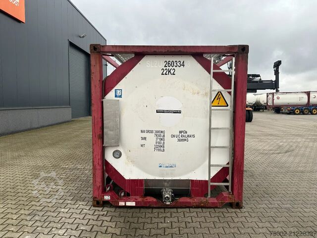 Tank container CIMC FOOD 20FT ISO / 25.930L-1-COMP. / L4BN / UN Por...