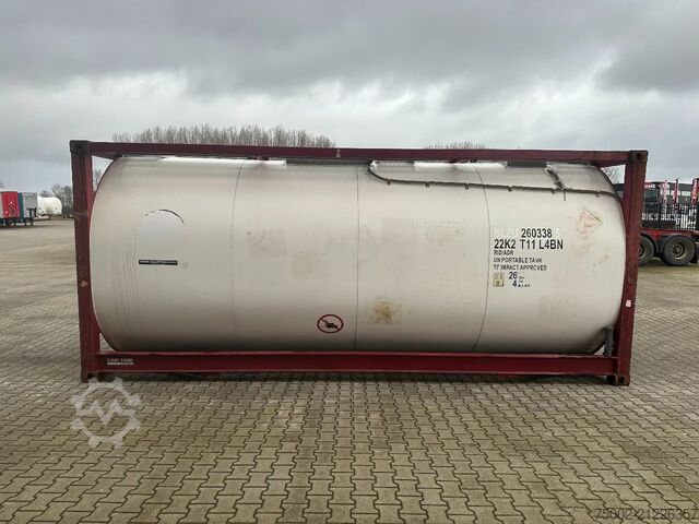 Tank container CIMC FOOD 20FT ISO / 25.920L-1-COMP. / L4BN / UN Por...