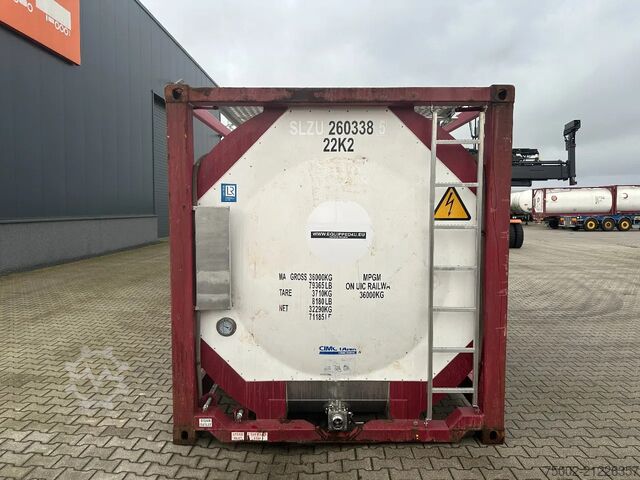 Tank container CIMC FOOD 20FT ISO / 25.920L-1-COMP. / L4BN / UN Por...