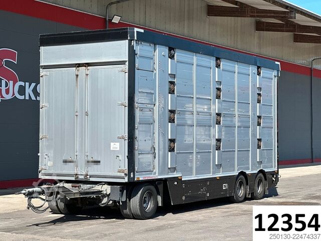 Ló-szállító utánfutó Finkl FINKL VTA24 3.Stock KombiLiner Liftachse Hubdach