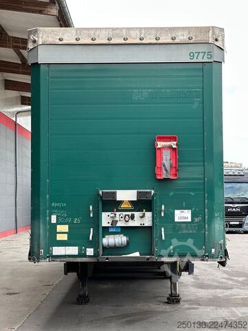 Öppen semitrailer med kapell SCHMITZ CARGOBULL SCB*S3T MegaTrailer Curtainsider Edscha