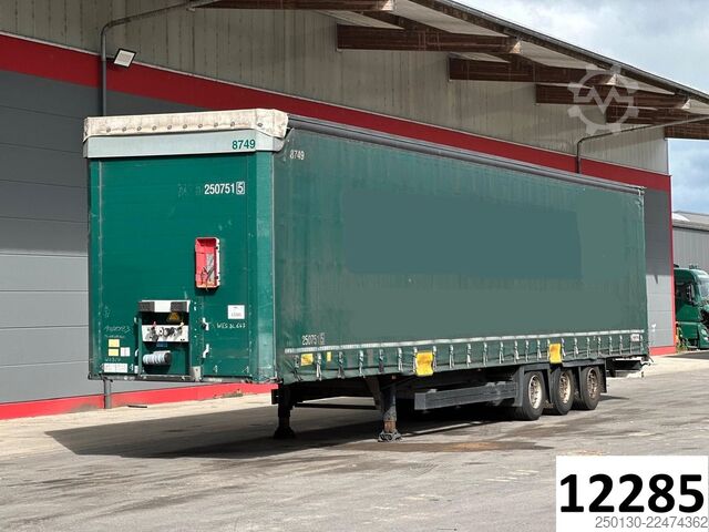 Öppen semitrailer med kapell SCHMITZ CARGOBULL SCB*S3T MegaTrailer Curtainsider Edscha
