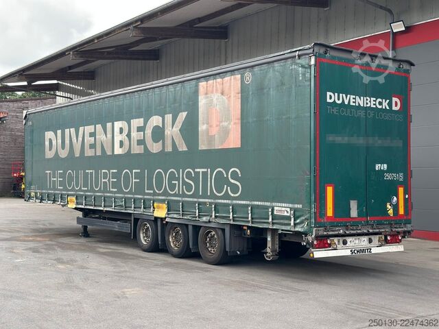 Öppen semitrailer med kapell SCHMITZ CARGOBULL SCB*S3T MegaTrailer Curtainsider Edscha