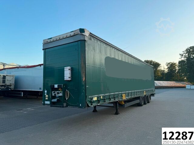 Öppen semitrailer med kapell SCHMITZ CARGOBULL SCB*S3T MegaTrailer Curtainsider Edscha