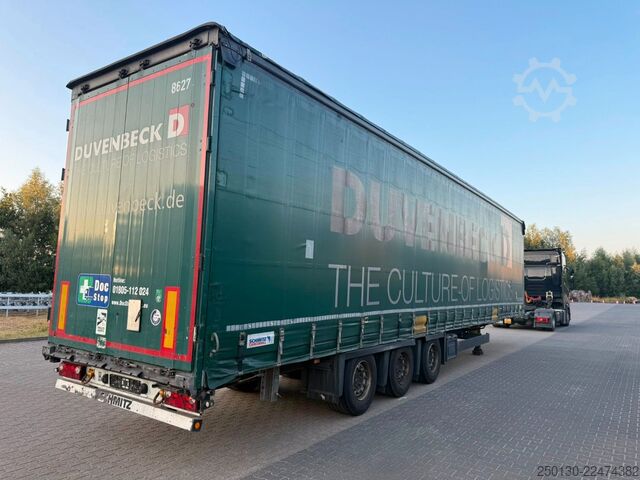 Öppen semitrailer med kapell SCHMITZ CARGOBULL SCB*S3T MegaTrailer Curtainsider Edscha
