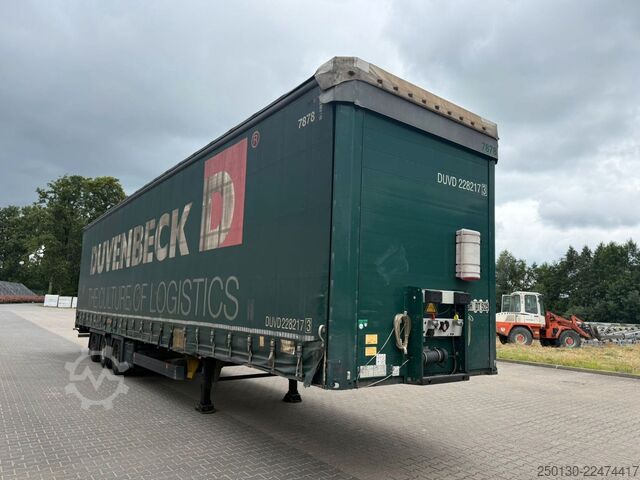 Öppen semitrailer med kapell SCHMITZ CARGOBULL SCB*S3T MegaTrailer Curtainsider Edscha