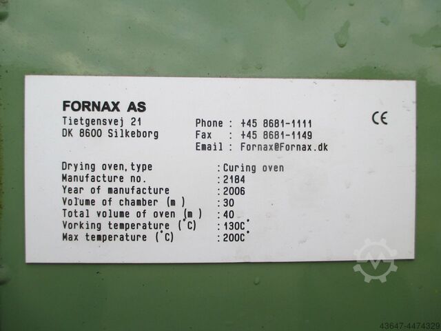 #3432 FORNAX Ofen FORNAX AS 