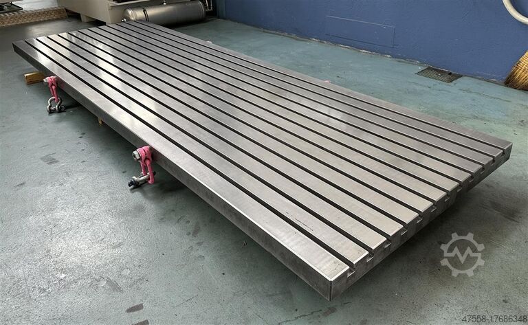 Upínací deska - Ocelová deska - Deskové pole REIDEN AP 4000x1300 - geschliffene Stahlplatte