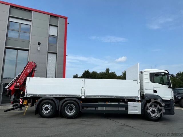 Loading platform MAN TGS 26.480 6x2-4 Luft / Luft Baustoff-Pritsche ...