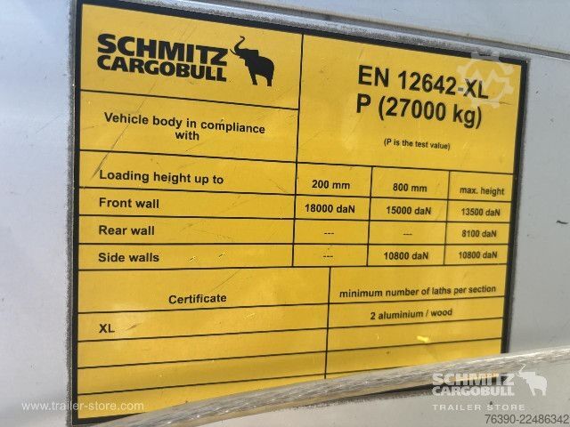 Åben sættevogn med presenning Schmitz Cargobull Semitrailer Curtainsider Standard