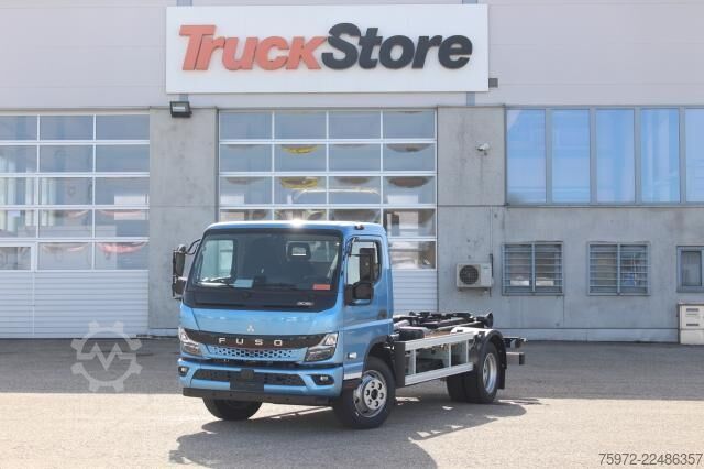 Kroghejselastbil Mitsubishi eCanter 9C18E Abrollkipper mit Haken