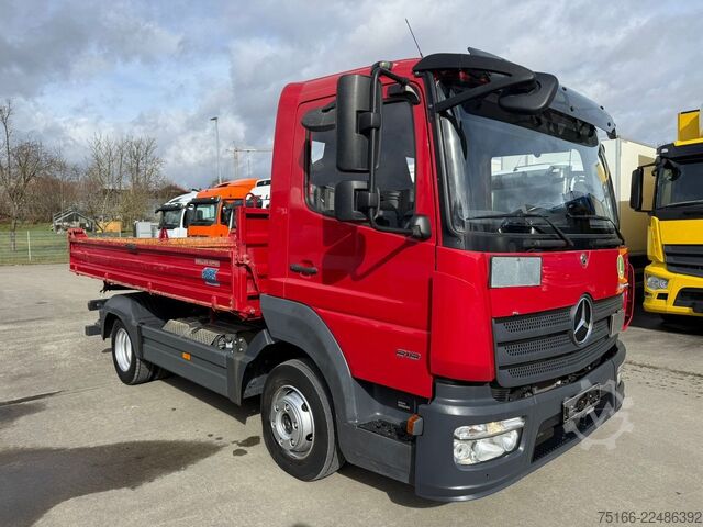 Furgão basculante MERCEDES-BENZ ATEGO 818 K Kipper MEILLER 3-Seiten*KLIMA+AHK