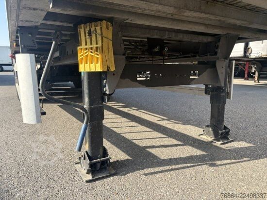 Semiremorcă cu podea mobilă KNAPEN K100/KT01, 10 MM, LIFTACHSE, ROLLPLANE, FUNK