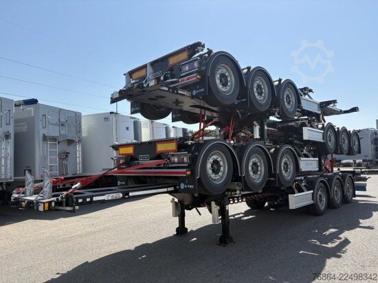 Semiremorcă cu caroserie interschimbabilă D-Tec D-TEC VCC-01 CONTAINERCHASSI, MITTEL-UND HECKAUSSCHUB, LIFTACHSE, ADR BESCHEINIGUNG