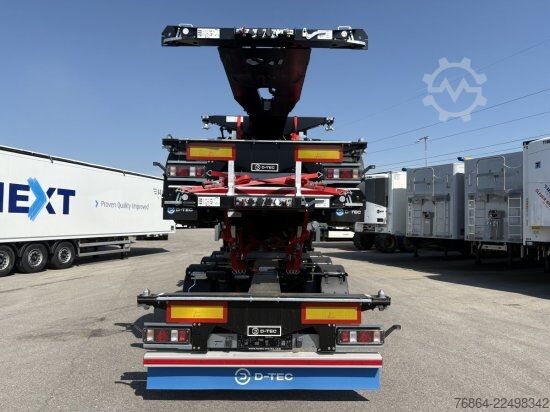 Semiremorcă cu caroserie interschimbabilă D-Tec D-TEC VCC-01 CONTAINERCHASSI, MITTEL-UND HECKAUSSCHUB, LIFTACHSE, ADR BESCHEINIGUNG