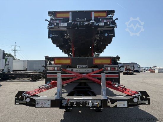 Semiremorcă cu caroserie interschimbabilă D-Tec D-TEC VCC-01 CONTAINERCHASSI, MITTEL-UND HECKAUSSCHUB, LIFTACHSE, ADR BESCHEINIGUNG
