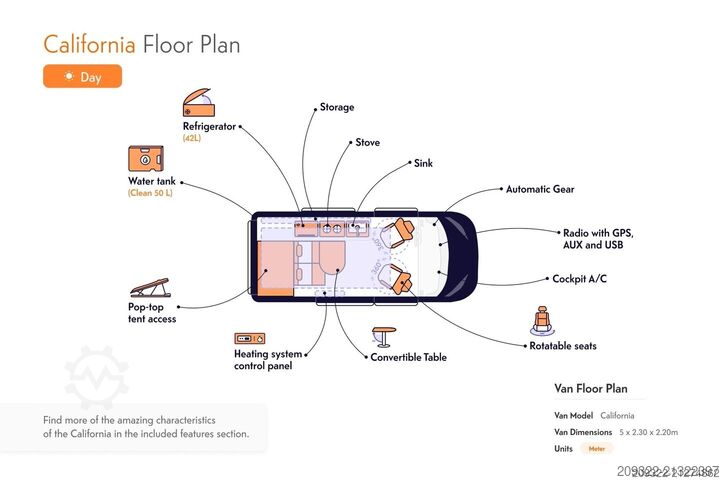Caravan/camper Volkswagen California Coast 2.0 |2022 EURO 6| Venditore professionista