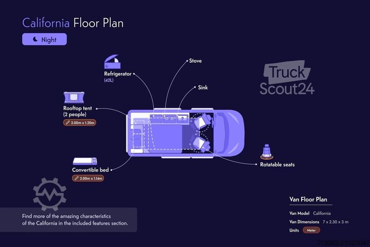 Caravan/camper Volkswagen California Coast 2.0 |2022 EURO 6| Venditore professionista