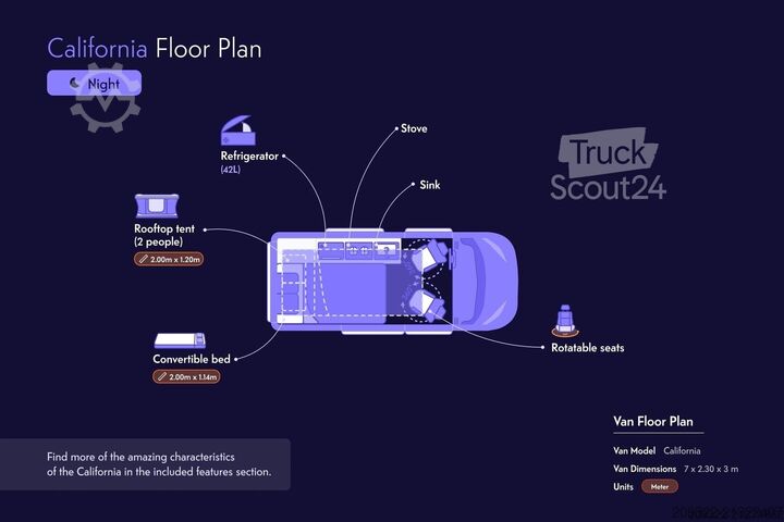 Husvagn/husbil Volkswagen California Coast 2.0 |2022 EURO 6| Venditore professionista