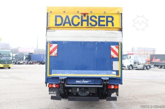 Kamion sa ravnom platformom i ceradom Mercedes-Benz Atego 1224 L