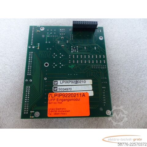 Komponent  Unipo Electronic 7LPIP9220211A UFP Eingangsmodul B2T-NC FIMI
