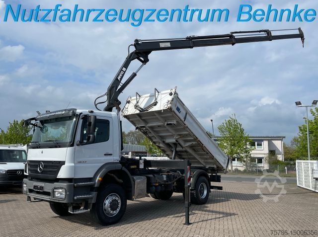 Driezijdige kipper MERCEDES-BENZ Axor 1833 AK 4x4/ Meiller/ MKG 10m=1t/ Org. 139t