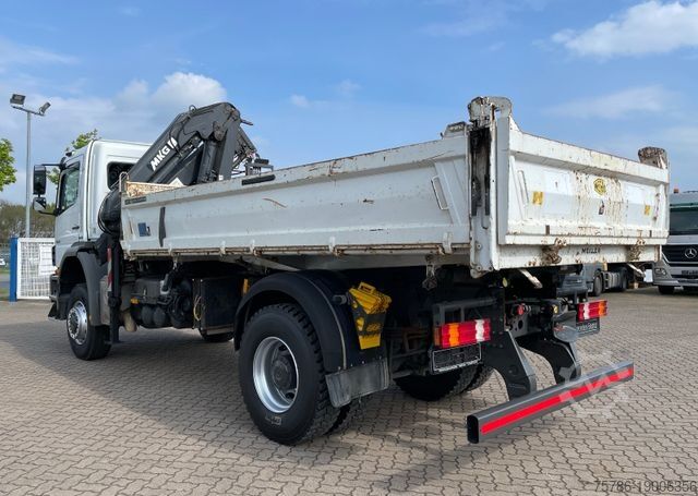 Driezijdige kipper MERCEDES-BENZ Axor 1833 AK 4x4/ Meiller/ MKG 10m=1t/ Org. 139t