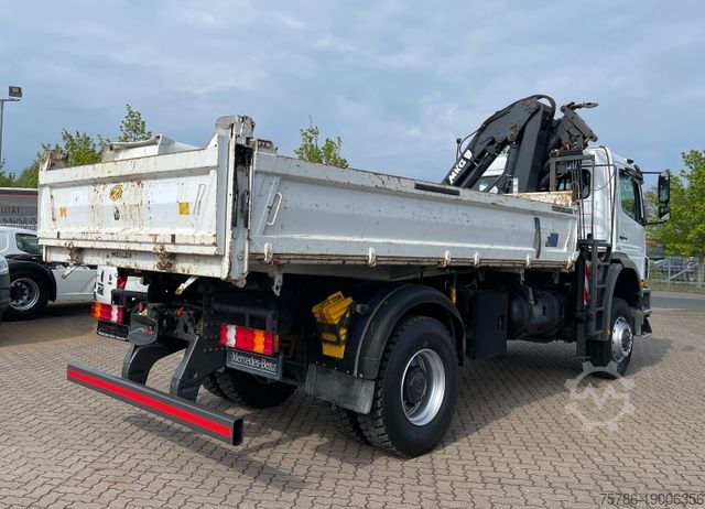 Driezijdige kipper MERCEDES-BENZ Axor 1833 AK 4x4/ Meiller/ MKG 10m=1t/ Org. 139t