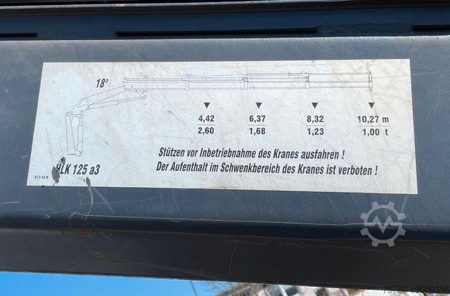 Driezijdige kipper MERCEDES-BENZ Axor 1833 AK 4x4/ Meiller/ MKG 10m=1t/ Org. 139t