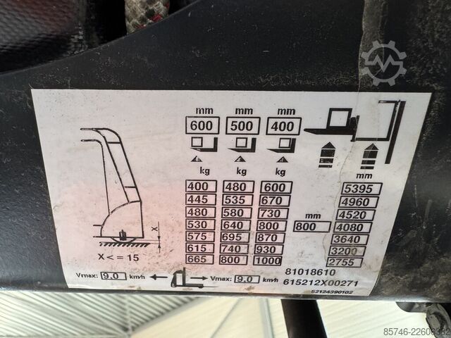 V 10 / * DOUBLE steering !! LINDE V 10 /  * DOUBLE steering !!