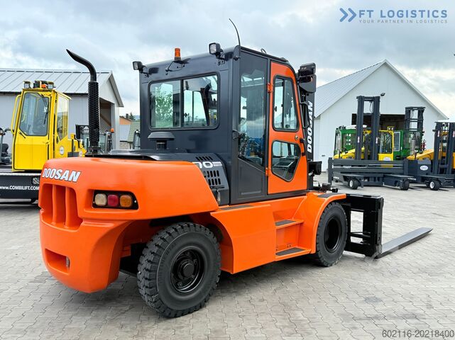 Dört tekerlekli forklift DOOSAN 70 / DUPLEX / FORK 2500MM / POSITIONER