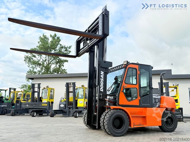 Dört tekerlekli forklift DOOSAN 70 / DUPLEX / FORK 2500MM / POSITIONER
