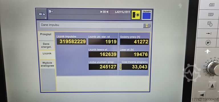 Cortadora láser TRUMPF TruLaser 3060 L66 fiber