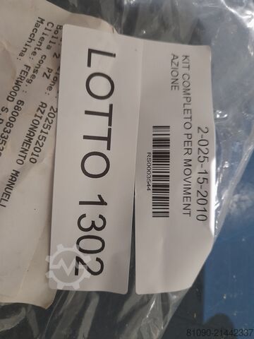 VOLLEDIGE SET VOOR HANDMATIGE BEDIENING HOMAG 2-025-15-2010