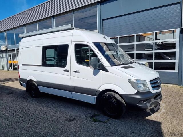 Bestelwagen dubbele cabine Mercedes-Benz Sprinter 316 CDI L2H2/ Doka DC 6 Zits Euro 6 16...