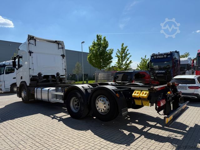 Wechselfahrgestell LKW SCANIA R450 BDF/LENKACHSE/2xTank/Retarder/Standklima