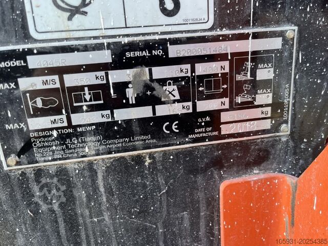 Liftαλίδι ανελκυστήρα JLG 4045R