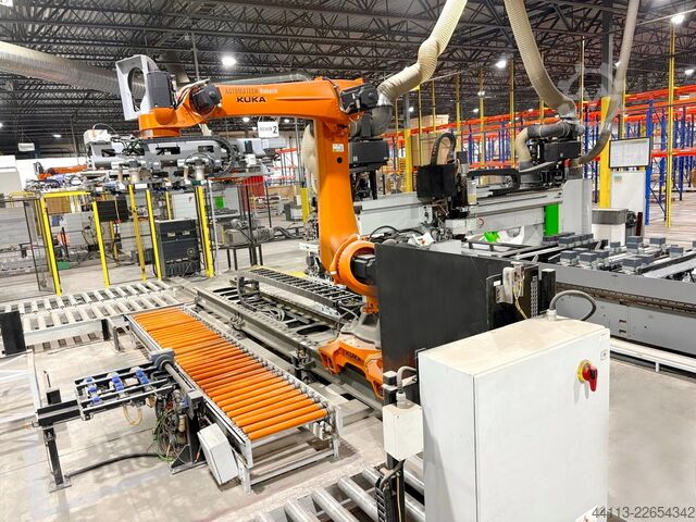 Κέντρο κατεργασίας CNC CELL με ενσωματωμένη συγκόλληση BIESSE + KUKA Rover B Edge 1967 (conf. 4)