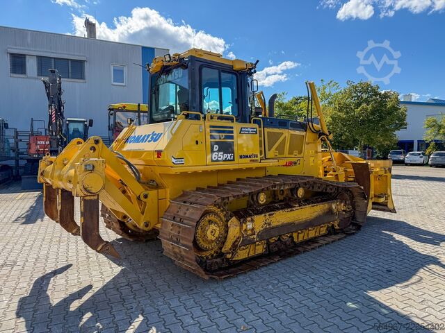 Planierraupe Komatsu D65PXI-18 mit Heckaufreißer GPS