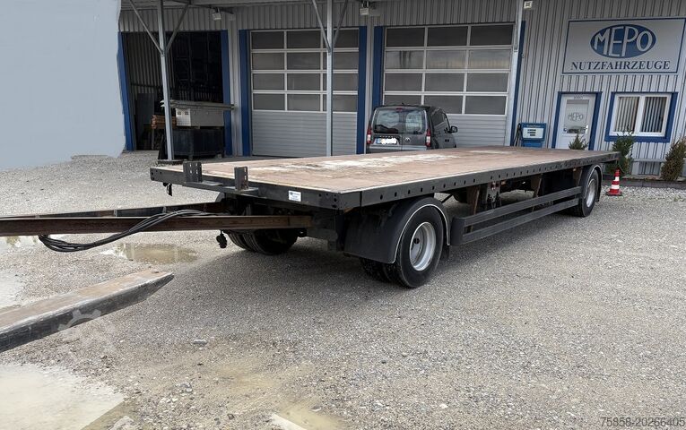 Aanhangwagen met open laadvloer WEB Trailer Plattformanhänger 7950 mm STROH