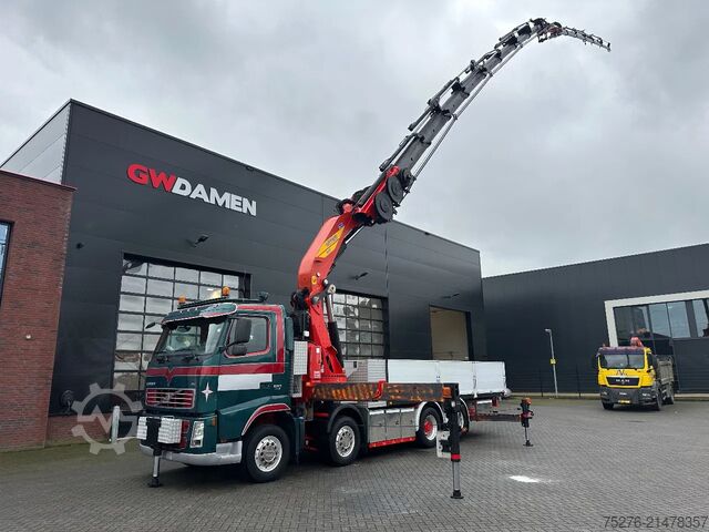 Vrachtwagen met kraan Volvo FH 520 8x2 Effer 850 + Fly jib, winch Euro 5