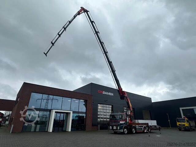 Vrachtwagen met kraan Volvo FH 520 8x2 Effer 850 + Fly jib, winch Euro 5
